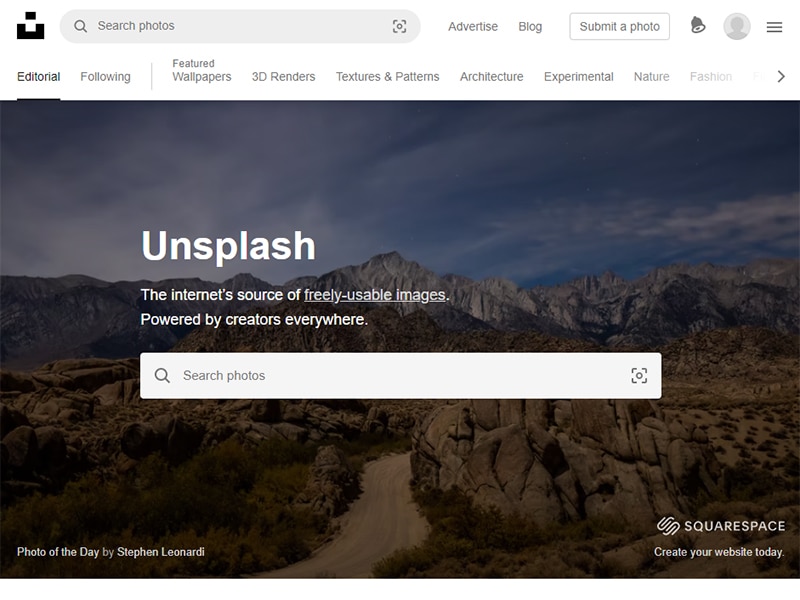 Unsplash 無版權、高清、 免費圖庫 ，不須註冊就能下載